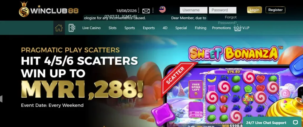 Winclub88 Malaysia – Online Casino, Sports Betting & Slots