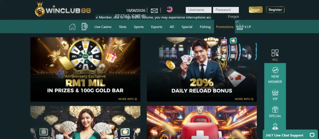 Winclub88 Promotions