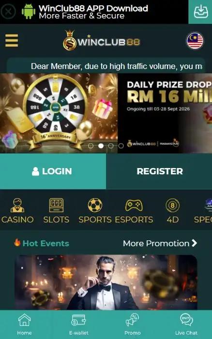 Winclub88 Mobile Experience